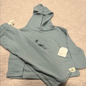 Kids Blue Hoodie and Pants Set